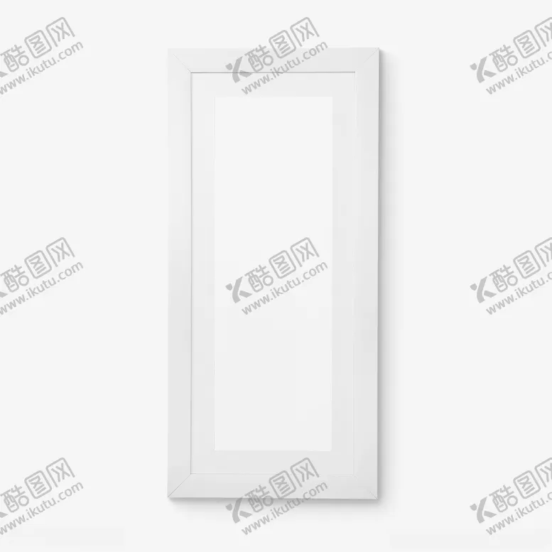 编号：12117902201843384258【酷图网】源文件下载-白色相框样机