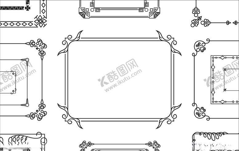 编号：12172509200714156182【酷图网】源文件下载-欧式边框