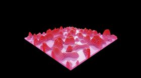 3d低多边形渐变立体地形元素