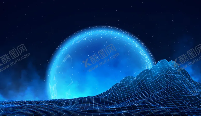 编号：17242106290932596823【酷图网】源文件下载-星空科技背景