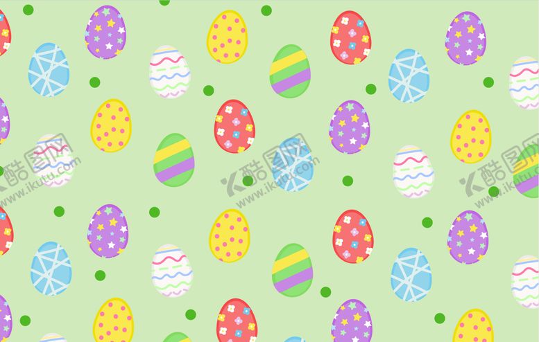 编号：58277709081435235105【酷图网】源文件下载-复活节彩蛋图案背景