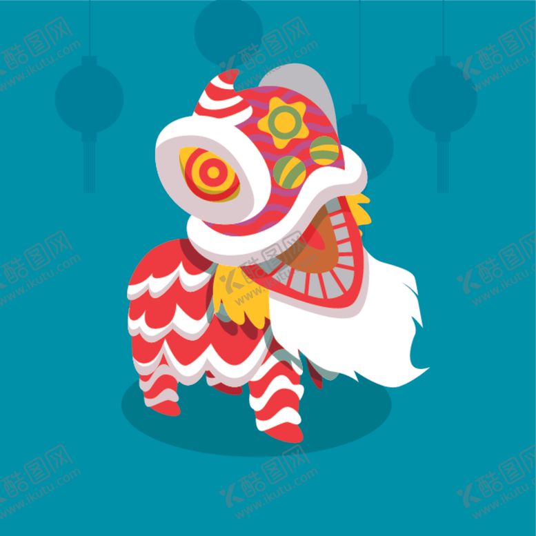 编号：85297910272328425627【酷图网】源文件下载-舞狮
