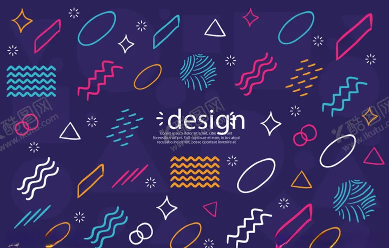 编号：82951909150332536610【酷图网】源文件下载-孟菲斯风格设计元素