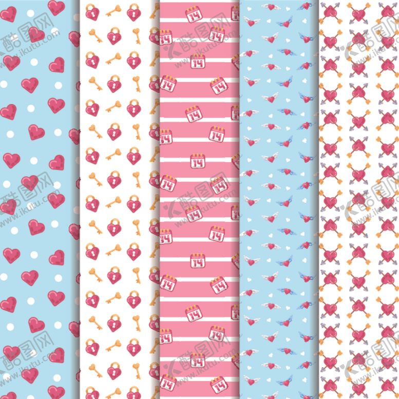 编号：36709109110211347554【酷图网】源文件下载-无缝花纹