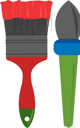 油漆刷UI标识标志