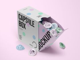 咖啡样机效果图礼盒品牌