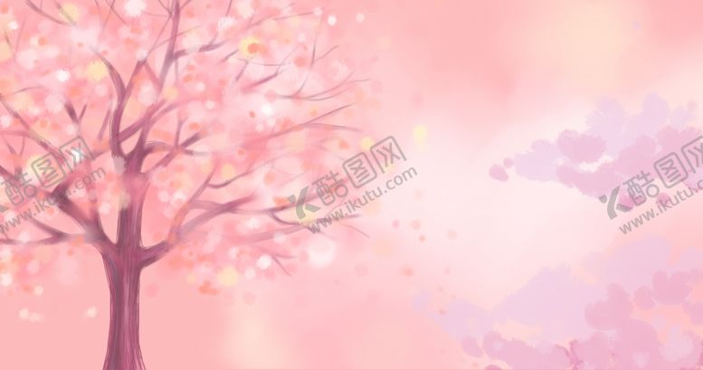 编号：19852303291256104539【酷图网】源文件下载-手绘樱花