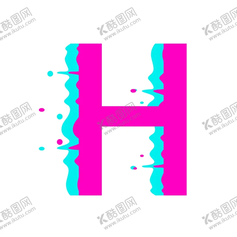 编号：41036609110323519577【酷图网】源文件下载-抖音字母元素
