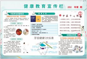 健康教育宣传栏内容展示