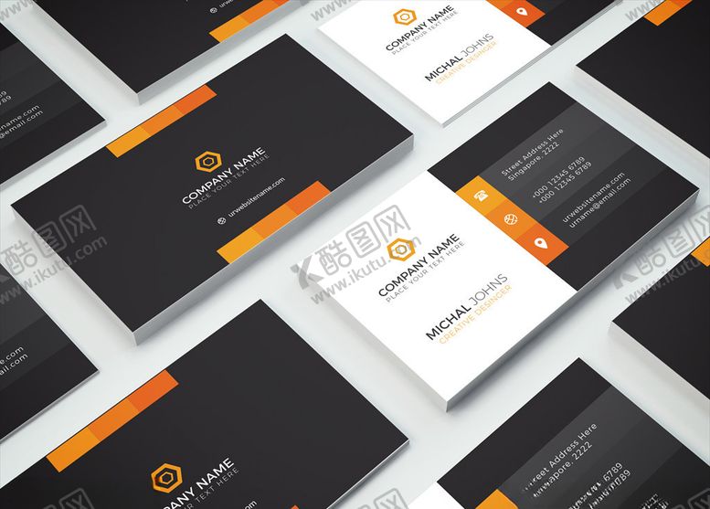 编号：30617509270230542162【酷图网】源文件下载-矢量名片模板