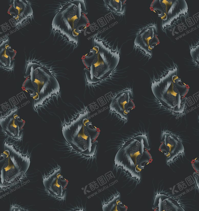 编号：60714507070658287358【酷图网】源文件下载-男装猩猩头