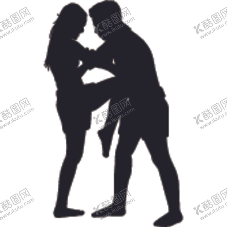 编号：42929404300530576934【酷图网】源文件下载-武术格斗剪影