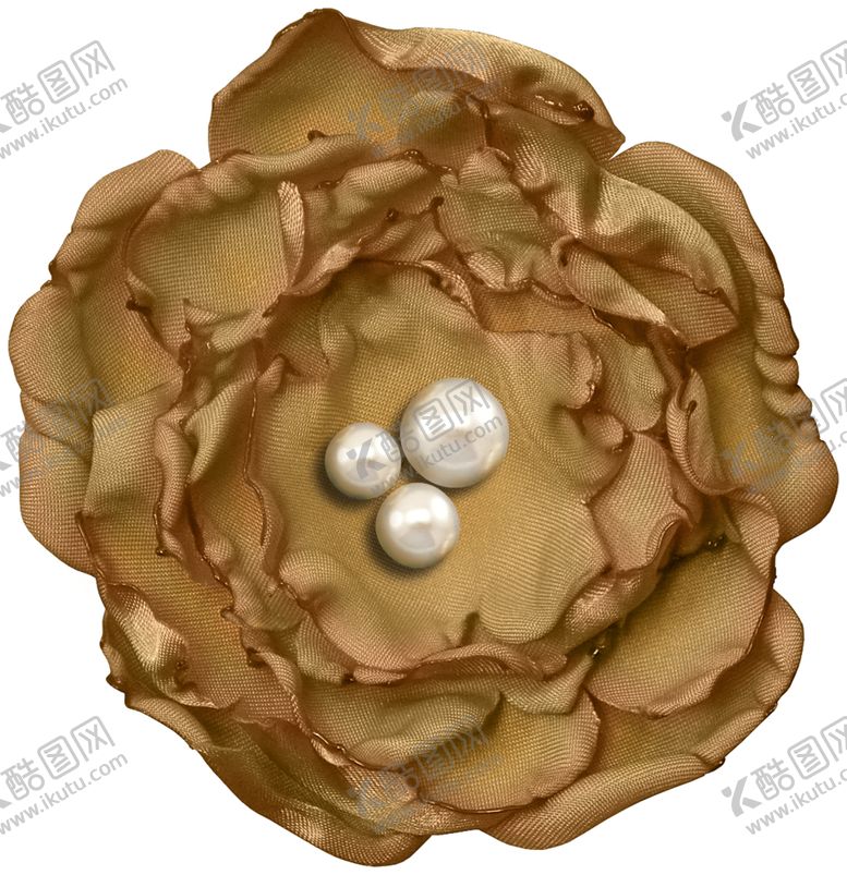 编号：22992507090236533493【酷图网】源文件下载-复古布艺花朵装饰