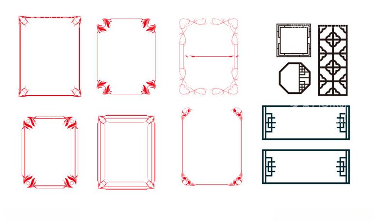 编号：20649512201556549104【酷图网】源文件下载-中式边框