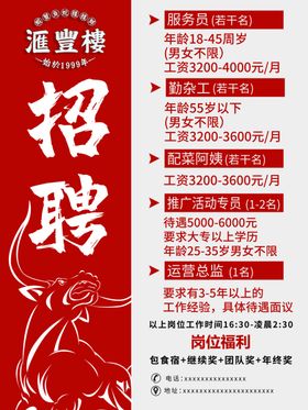 招聘兵买马海报展架