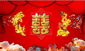龙凤背景图