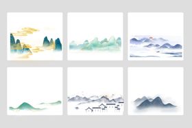 叠山素材