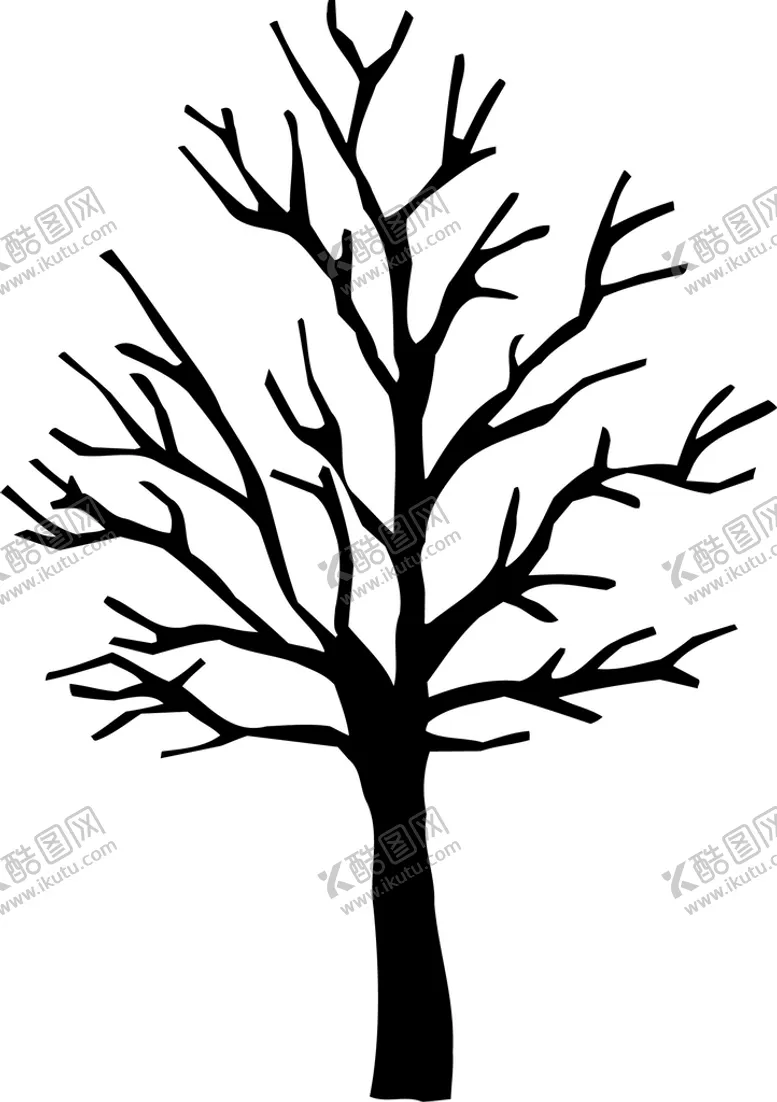 编号：31919612131644004104【酷图网】源文件下载-手绘黑白植物   