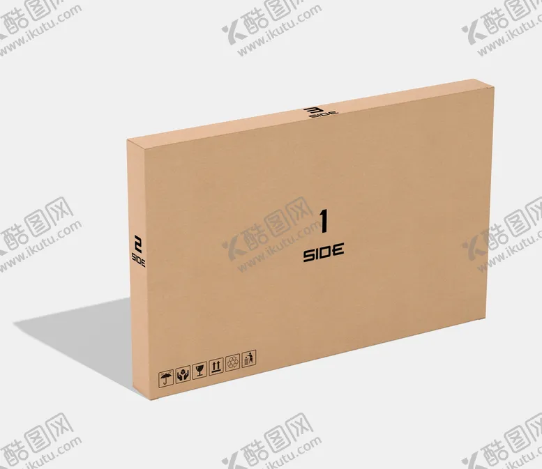 编号：23685009140321379347【酷图网】源文件下载-纸箱样机包装牛皮纸