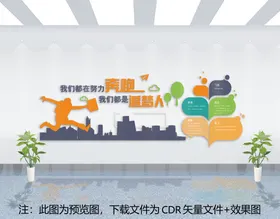 企业文化墙照片形象风采标语