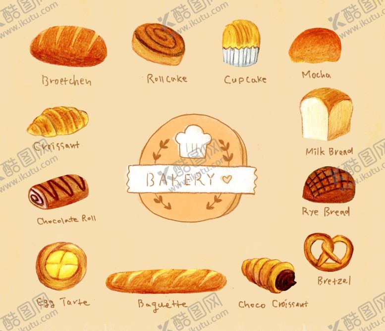 编号：96126709141852221846【酷图网】源文件下载-手绘餐饮美食