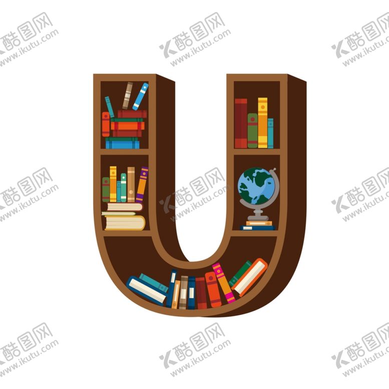 编号：42969507061321117353【酷图网】源文件下载-卡通书架