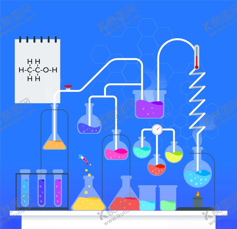 编号：58446809162004193583【酷图网】源文件下载-矢量卡通科学实验