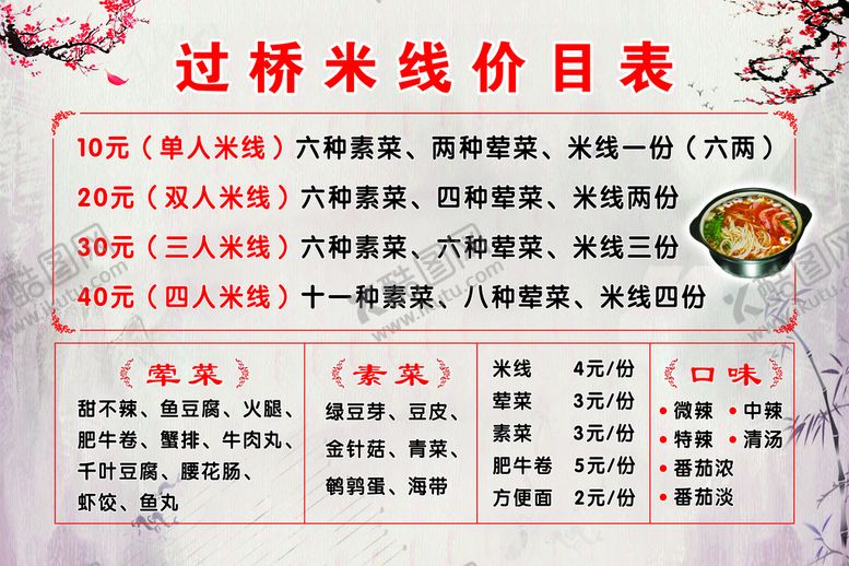 编号：80354909271636017185【酷图网】源文件下载-饭店价目表