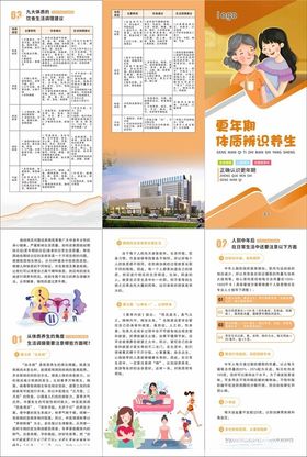 更年期宣传折页