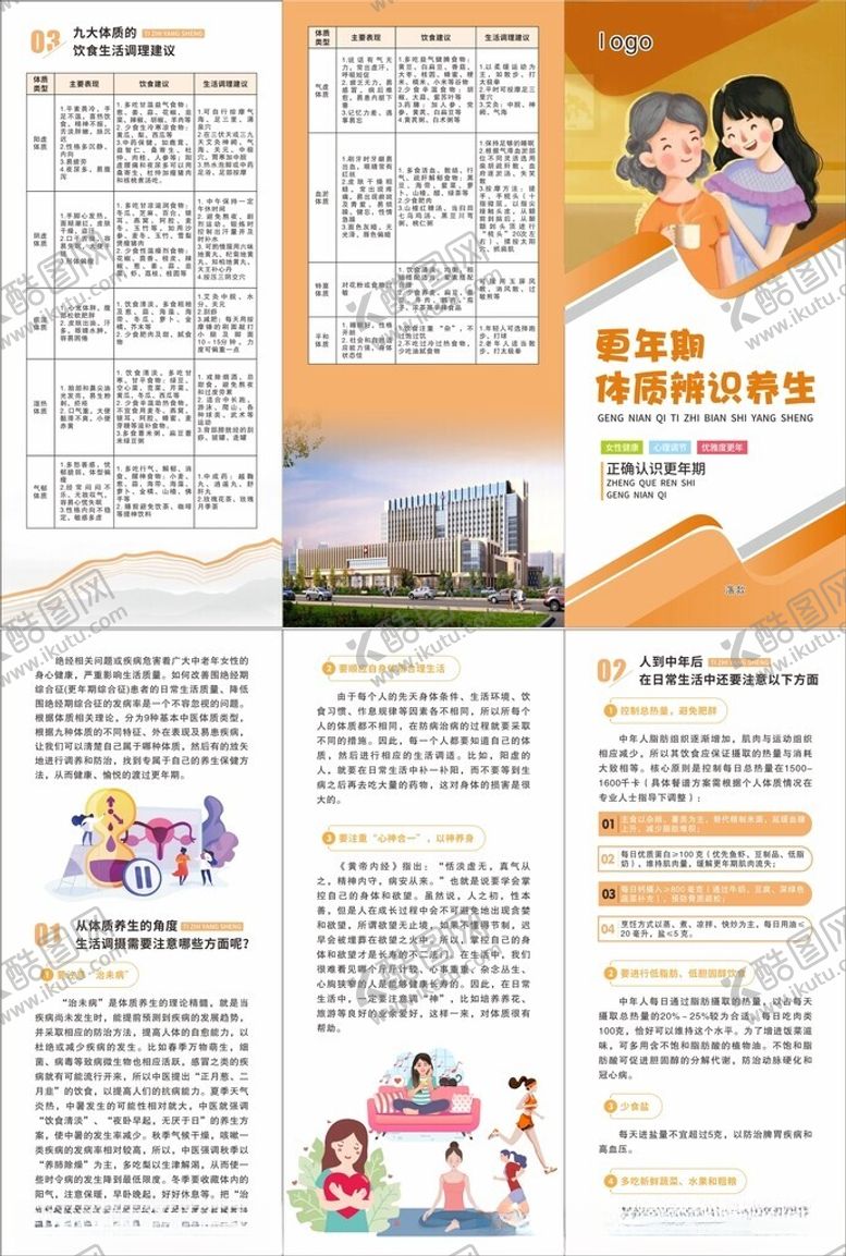 编号：51679901042220194807【酷图网】源文件下载-更年期三折页