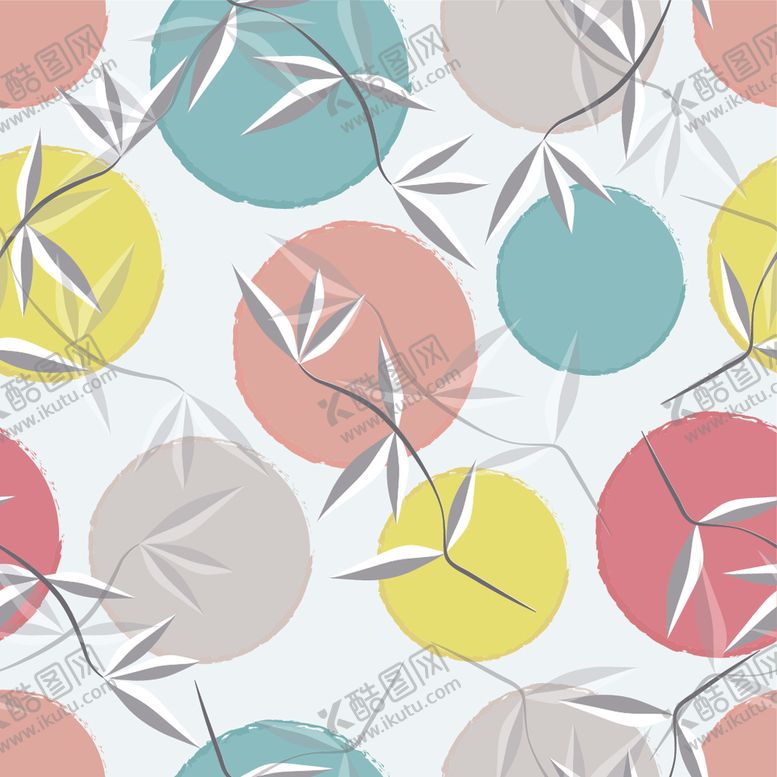 编号：95781809120700391244【酷图网】源文件下载-淡彩印花图案