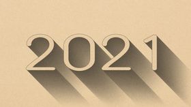 2021渐变字体设计