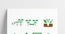 农业植物图标盆栽矢量