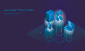 科技感信息技术图案