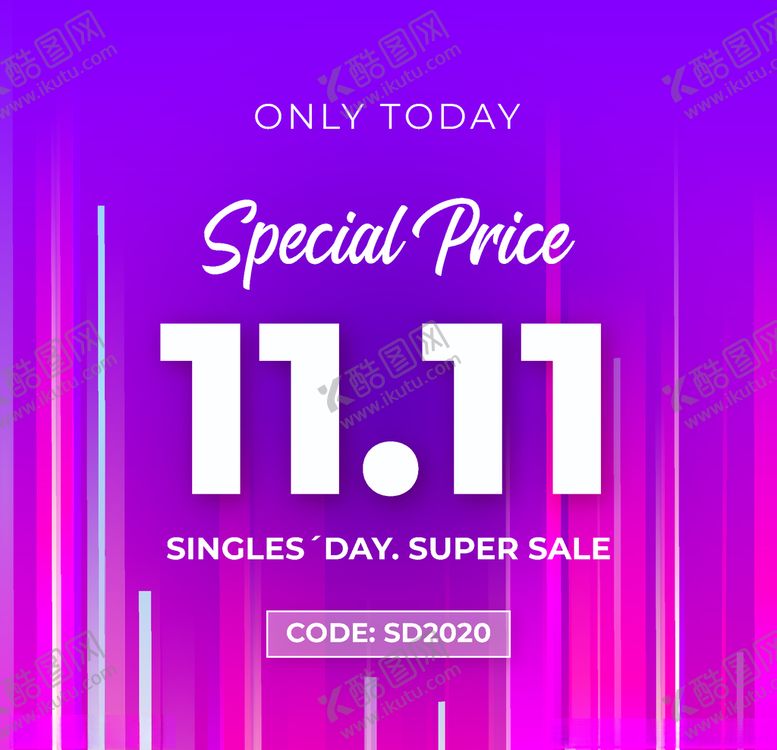 编号：64654109200951563812【酷图网】源文件下载-双11节日矢量海报设计