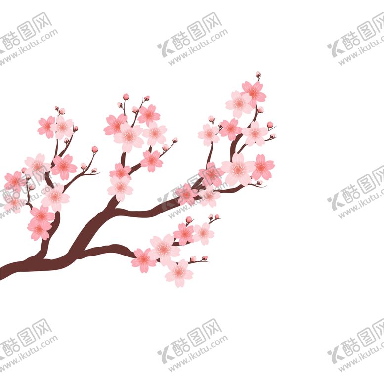 编号：81758802022155524513【酷图网】源文件下载-梅花桃花PNG 