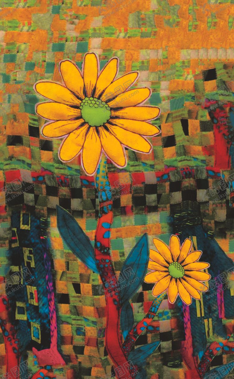 编号：81611309120941322434【酷图网】源文件下载-太阳花数码向日葵爆款印