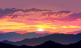 风景插画