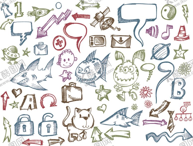 编号：27038309212213587371【酷图网】源文件下载-箭头会话框