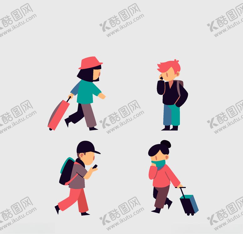 编号：32554109270644094752【酷图网】源文件下载-旅客游客