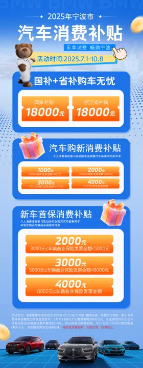 宝马汽车消费补贴