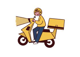 美团外卖小哥图