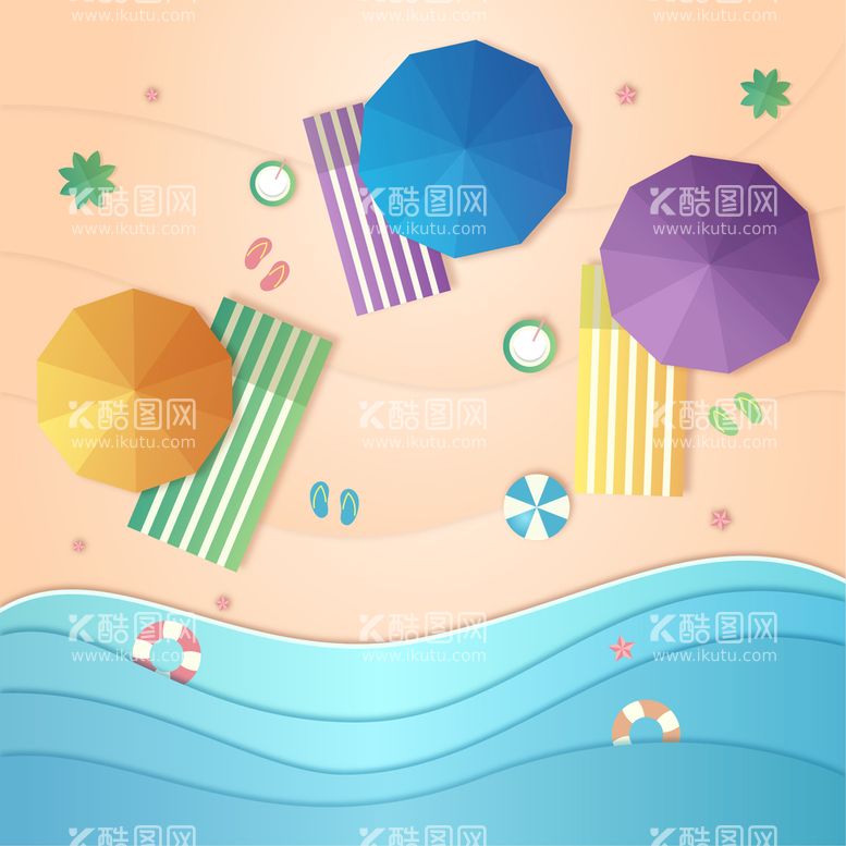 编号：81016711011715466450【酷图网】源文件下载-海滩顶视图