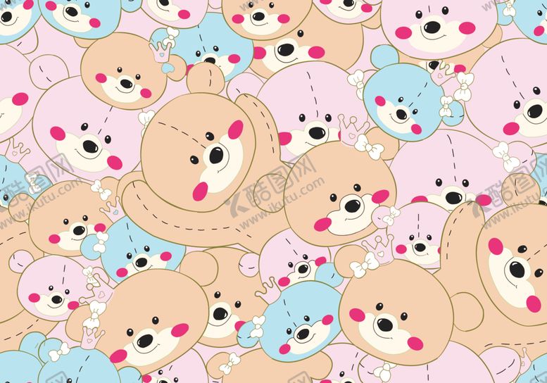 编号：52356709250659004599【酷图网】源文件下载-熊仔熊猫公仔数码印