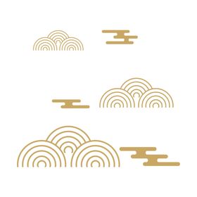 中国风金色祥云PNG免扣素材
