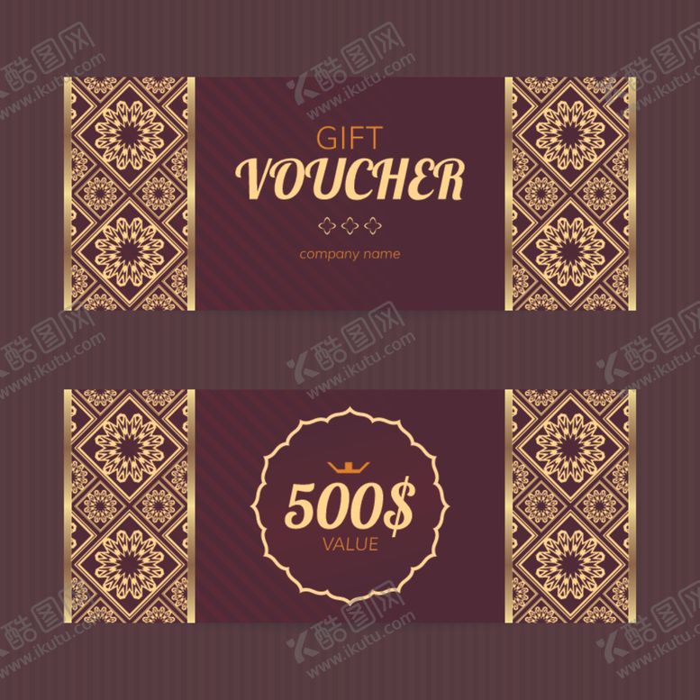 编号：66355609160015125014【酷图网】源文件下载-横幅花纹背景卡片