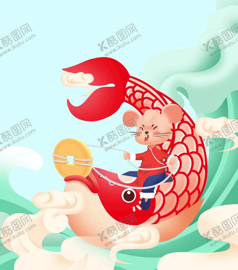 编号：34020610180134059541【酷图网】源文件下载-鼠年
