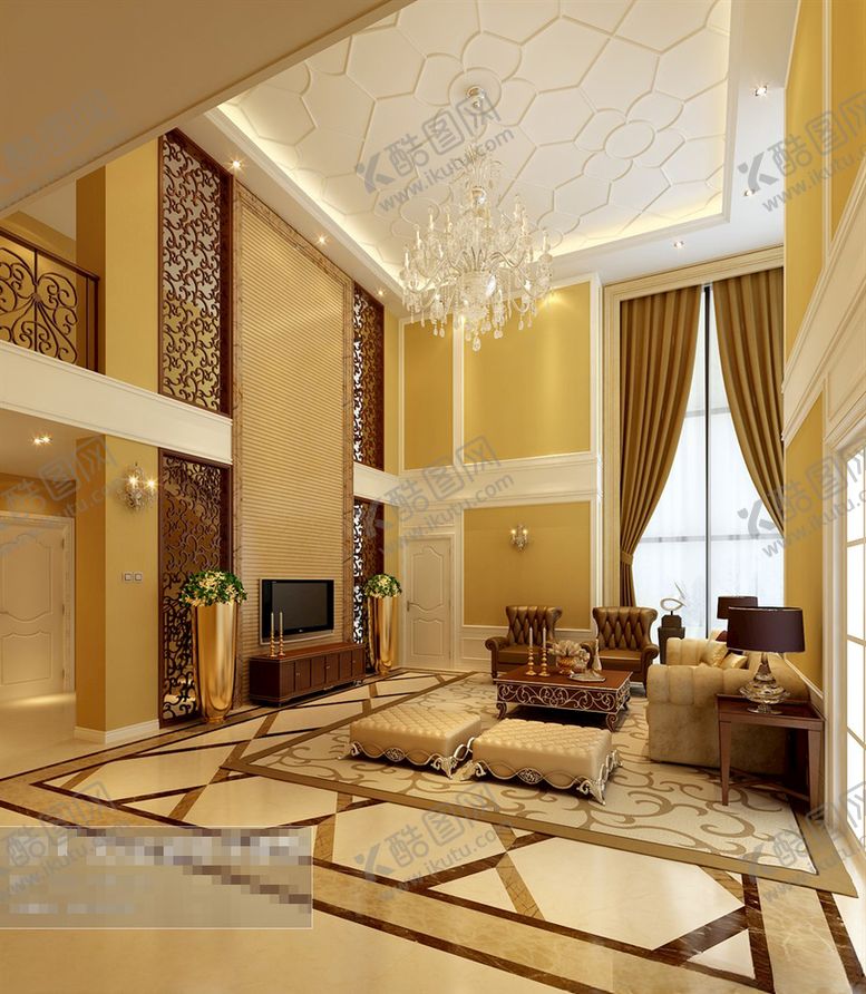 编号：45317609270201113226【酷图网】源文件下载-客厅效果