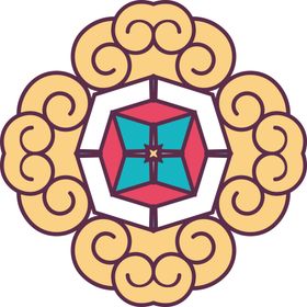 复古花纹图案