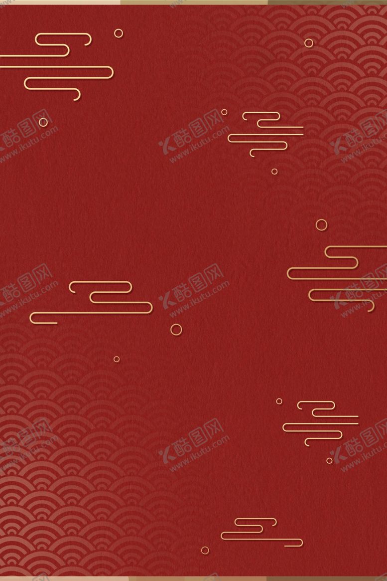 编号：54394910181754107020【酷图网】源文件下载-红色中式背景